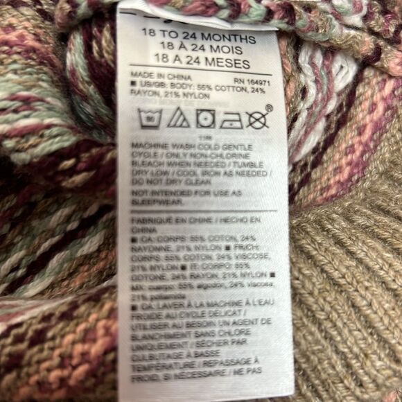 Janie and Jack 10047623 Boys The Cabin Fair Isle Sweater size 18-24 months NWT - Picture 8 of 8